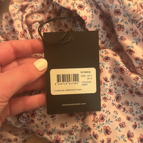 Nicholas Revolve Crossover Gathered Dress - Picture 6 of 8